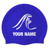 Marshalltown Bluewaves NAME - Swimoutlet PO22998498 (ROY/2) - Custom Silicon Swimcap