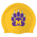 Monett High School - Swimoutlet PO25333506 (YEL/03) - Wrinkle-Free Silicone Swimming Cap