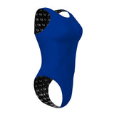 Solid Royal - Women's Waterpolo Swimsuit Cheeky Cut