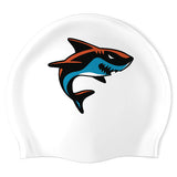 Amherst TigerSharks - Swimoutlet PO25570494 (WHT/05) - Wrinkle-Free Silicone Swimming Cap