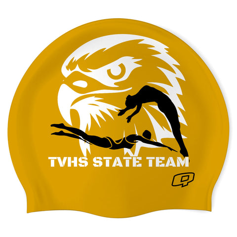 TVHS - Eagles team - Silicone Swimming Cap