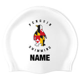 Aberdeen Penguins - Swimoutlet PO2943-0066 (WHT/03/P) - Wrinkle-Free Silicone Swimming Cap