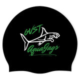 Genesee Valley Swim Team - Swimoutlet PO25532972 (BLK/02) - Wrinkle-Free Silicone Swimming Cap