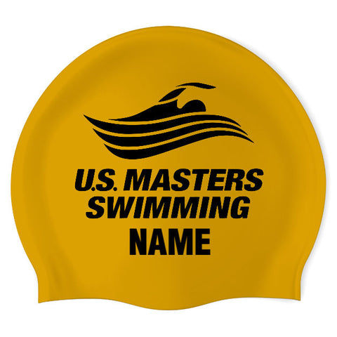 U.S. Master Swimming  - Swimoutlet PO25509470 (MGL/01/P) - Wrinkle-Free Silicone Swimming Cap