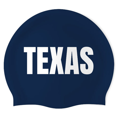 TEXAS - Swimoutlet PO25647917 (NBL/01) - Wrinkle-Free Silicone Swimming Cap