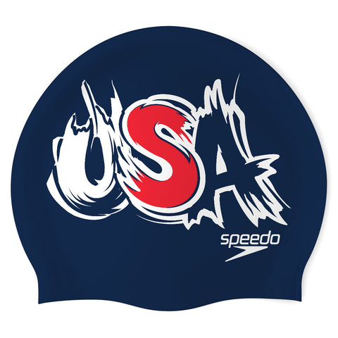 Speedo 1 (NBL/02) - Classic Silicone Swimming Cap