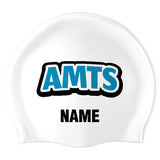Amherst TigerSharks - Swimoutlet PO25570494 (WHT/05/P) - Wrinkle-Free Silicone Swimming Cap