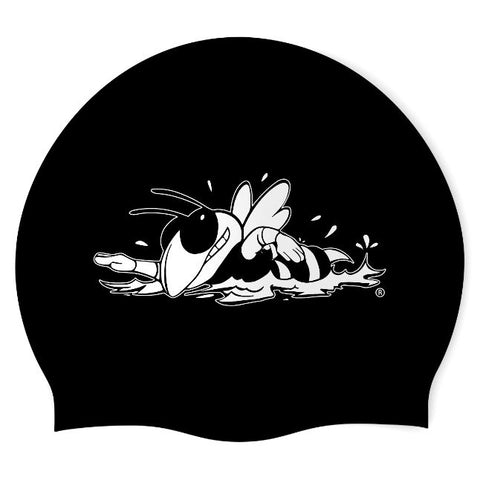 Girard High School Swim Team - Swimoutlet PO25589938 (BLK/01) - Wrinkle-Free Silicone Swimming Cap