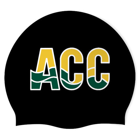 Albuquerque Country Club - Swimoutlet PO76343 (BLK/03) - Wrinkle-Free Silicone Swimming Cap