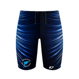 White Court Blue Dolphins Revised - Jammer Swimsuit