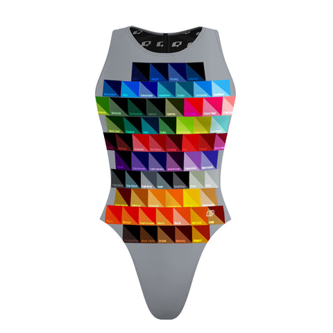 test - Julio 2025 - Women's Waterpolo Swimsuit Cheeky Cut