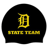 De Soto High School - Swimoutlet PO225885307(BLK/01) - Wrinkle-Free Silicone Swimming Cap
