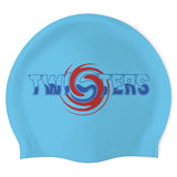 Twin Creeks Twisters - Swimoutlet PO78974 (LIB/02) - Wrinkle-Free Silicone Swimming Cap