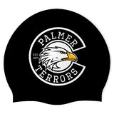 William J Palmer HS- Swimoutlet PO25962118 (BLK/02) - Wrinkle-Free Silicone Swimming Cap