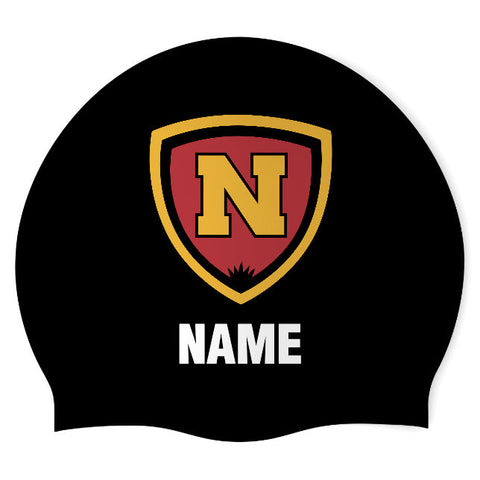 Newport HS Girls Swive - Swimoutlet PO73302 (BLK/02/P) - Wrinkle-Free Silicone Swimming Cap