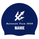 University of California San Diego - Swimoutlet PO26060751 (NBL/01/P) - Wrinkle-Free Silicone Swimming Cap