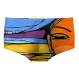 Cesar Valverde - Naranja - Mesh Drag Swimsuit