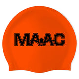 MAAC Swimoutlet PO17493 (ORG/01) - Wrinkle-Free Silicone Swimming Cap