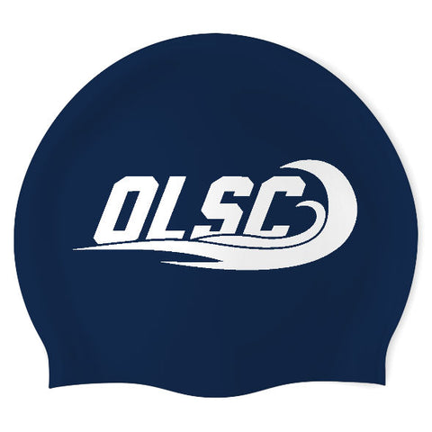 Oswego Laker Swim Club - Swimoutlet PO29690 (NBL/01) - Wrinkle-Free Silicone Swimming Cap