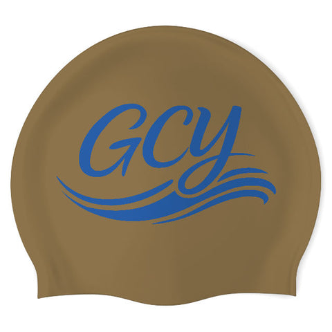 GCY Grove City YMCA - Swimoutlet PO25816357 (MGL/01) - Wrinkle-Free Silicone Swimming Cap