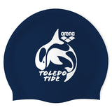 Toledo Tidal Wave Swim Team - Swimoutlet PO25454862 (NBL/01) - Wrinkle-Free Silicone Swimming Cap