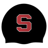 Searcy Public - Swimoutlet PO25422274 (BLK/02) - Wrinkle-Free Silicone Swimming Cap