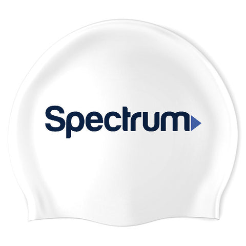 Spectrum - Swimoutlet PO26615834 (WHT/02) - Wrinkle-Free Silicone Swimming Cap