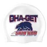 Holmen High School - Swimoutlet PO25792878 (WHT/02) - Wrinkle-Free Silicone Swimming Cap
