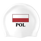 POL - Swimoutlet PO25670710 (WHT/02) - Wrinkle-Free Silicone Swimming Cap