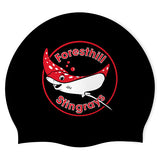 Foresthill Stingrays - Swimoutlet PO26364608 (BLK/02) - Wrinkle-Free Silicone Swimming Cap