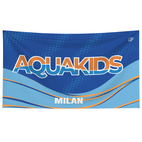 AQUAKIDS TOWEL MILAN - Microfiber Swim Towel