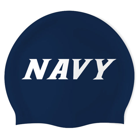 NAVY - Swimoutlet PO25612796 (NBL/01) - Wrinkle-Free Silicone Swimming Cap
