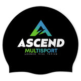 Ascend Multisport - Swimoutlet PO26101750 (BLK/04) - Wrinkle-Free Silicone Swimming Cap