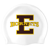 Enumclaw School - Swimoutlet PO26342563 (WHT/02) - Wrinkle-Free Silicone Swimming Cap