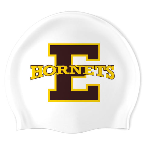 Enumclaw School - Swimoutlet PO26342563 (WHT/02) - Wrinkle-Free Silicone Swimming Cap