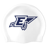 Enid High School - Swimoutlet PO25635014 (WHT/01) - Wrinkle-Free Silicone Swimming Cap
