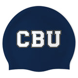 California Baptist University - Swimoutlet PO25675723 (NBL/02) - Wrinkle-Free Silicone Swimming Cap