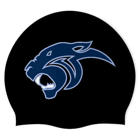 Newfane HS Boys - Swimoutlet PO25859105 (BLK/03) - Wrinkle-Free Silicone Swimming Cap