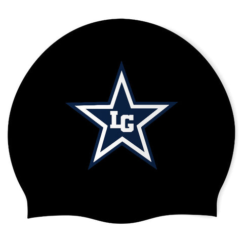 LaGrange HS - Swimoutlet PO25566579 (BLK/02) - Wrinkle-Free Silicone Swimming Cap
