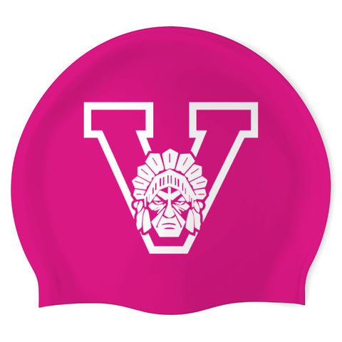 Venice High School Swim Team - Swimoutlet - 25404116 (HPK_01) - Wrinkle-Free Silicone Swimming Cap