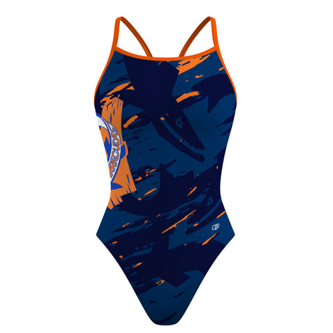 Prince George Barracudas - Skinny Strap Swimsuit