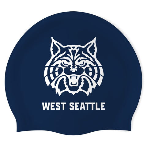 West Seattle - Swimoutlet PO24414723 (NBL/01) - Wrinkles Free Silicone Swimming Cap