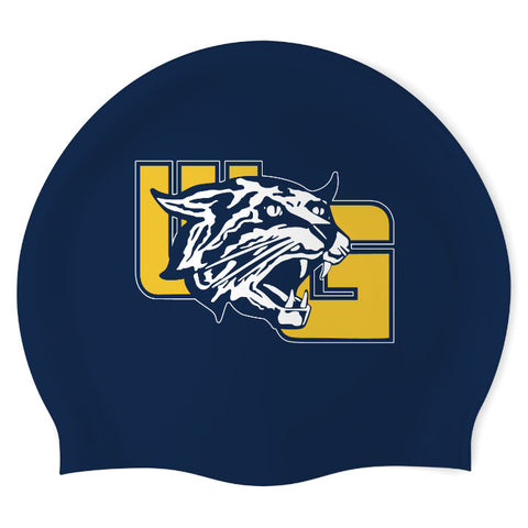 West Genesee Senior HS Boys - Swimoutlet PO33781 (NBL/02) - Wrinkle-Free Silicone Swimming Cap