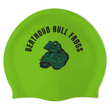 Berthoud Bull Frogs Swim Team - Swimoutlet PO71635 (DGG/03) - Wrinkle-Free Silicone Swimming Cap