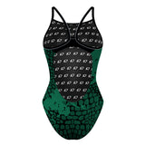 Guymon Gator skinny 1 - Skinny Strap Swimsuit