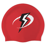 St. Cloud Thunderbolts Aquatics - Swimoutlet PO6608940 (RED/02) - Wrinkle-Free Silicone Swimming Cap