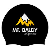 Mt. Baldy Aquatics - Swimoutlet PO24205032 (BLK/2) - Seamless Silicone Swimming Cap