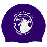North Carroll Sea Lions - Swimoutlet PO2943-0155 (PUR/01) - Wrinkle-Free Silicone Swimming Cap