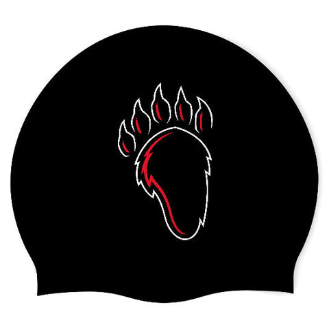 Lake Forest College Swimming - Swimoutlet PO 26551233 (BLK/02) - Wrinkle-Free Silicone Swimming Cap