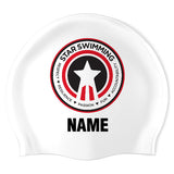 STAR Swimming - Swimoutlet PO26066480 (WHT/02/P) - Wrinkle-Free Silicone Swimming Cap